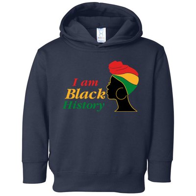 I Am Black History Strong Female Pride Toddler Hoodie