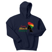 I Am Black History Strong Female Pride Kids Hoodie