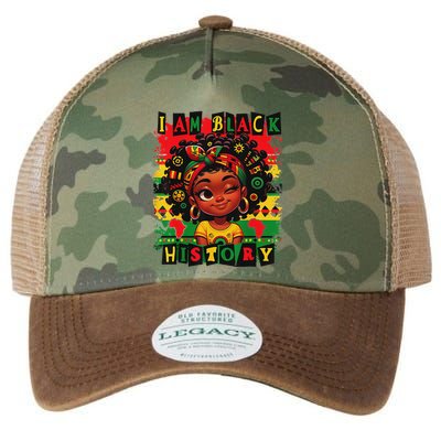 I Am Black History Month African American For Legacy Tie Dye Trucker Hat