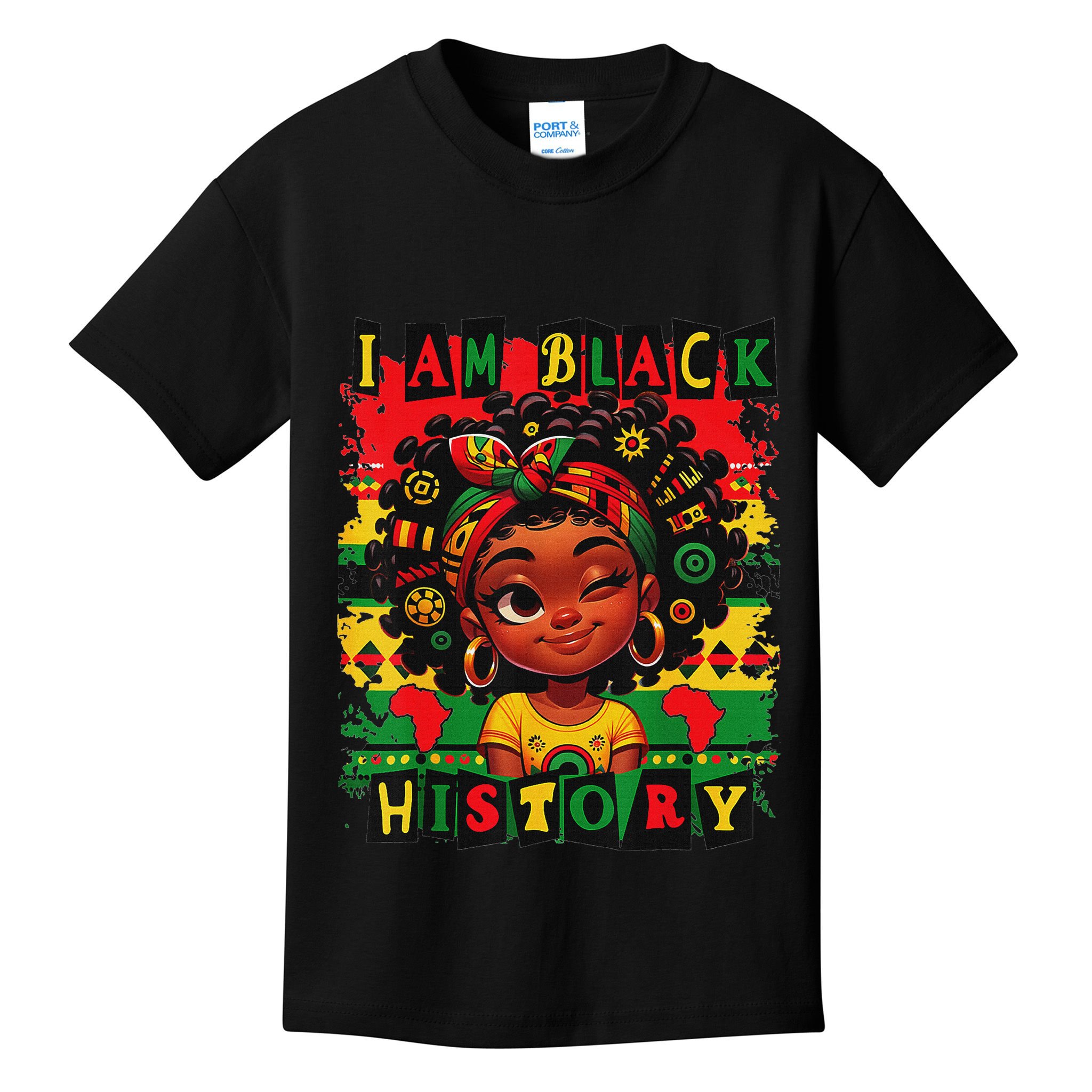 I Am Black History Month African American For Kids T-Shirt