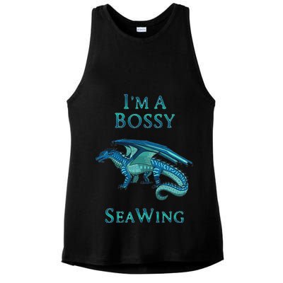 I'm A Bossy Seawing Dragon Lovers, Ocean Dragon Ladies PosiCharge Tri-Blend Wicking Tank