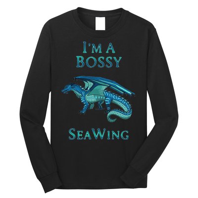 I'm A Bossy Seawing Dragon Lovers, Ocean Dragon Long Sleeve Shirt