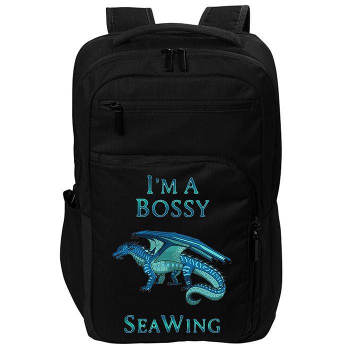 I'm A Bossy Seawing Dragon Lovers, Ocean Dragon Impact Tech Backpack