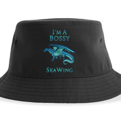 I'm A Bossy Seawing Dragon Lovers, Ocean Dragon Sustainable Bucket Hat