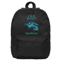 I'm A Bossy Seawing Dragon Lovers, Ocean Dragon 16 in Basic Backpack