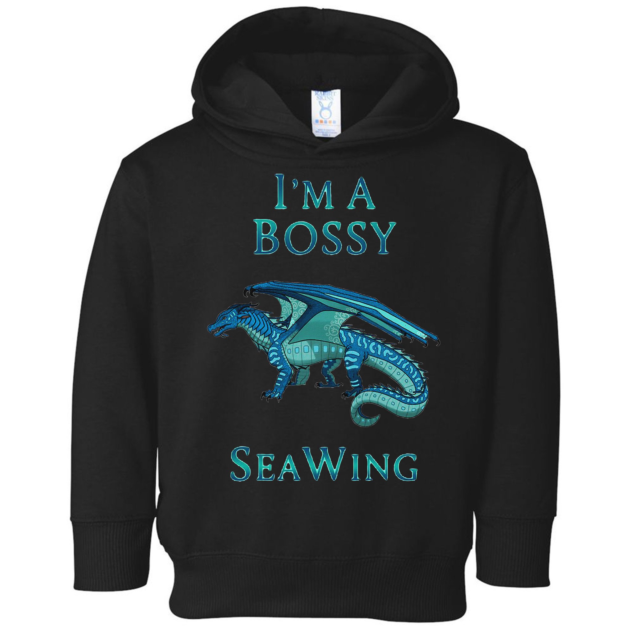 I'm A Bossy Seawing Dragon Lovers, Ocean Dragon Toddler Hoodie