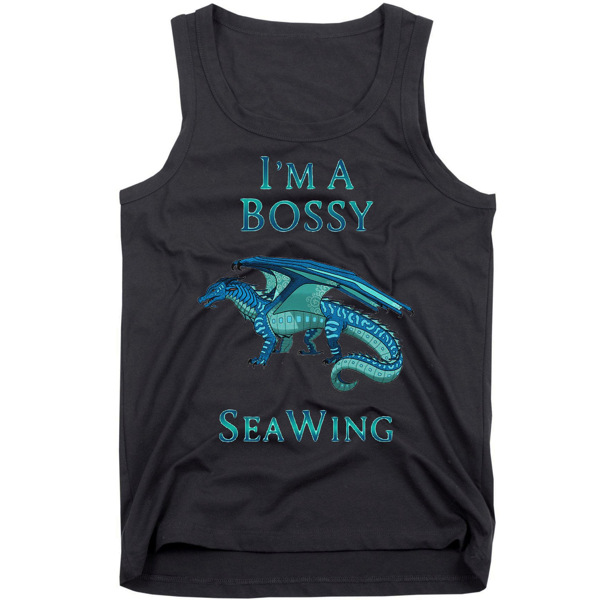 I'm A Bossy Seawing Dragon Lovers, Ocean Dragon Tank Top