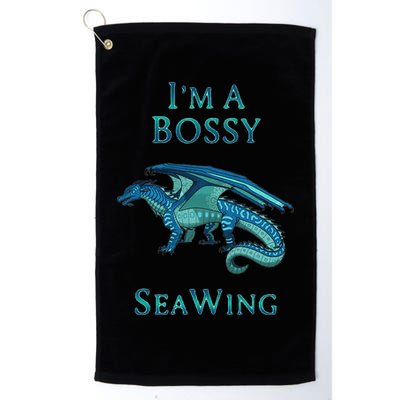I'm A Bossy Seawing Dragon Lovers, Ocean Dragon Golf Towel