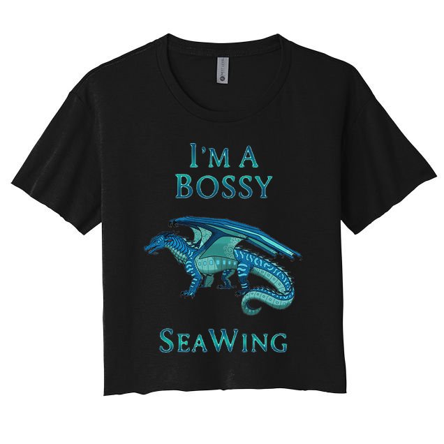 I'm A Bossy Seawing Dragon Lovers, Ocean Dragon Crop Top
