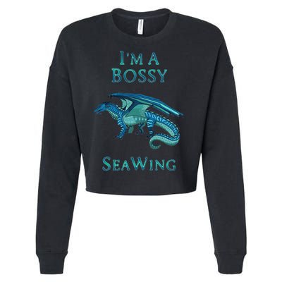 I'm A Bossy Seawing Dragon Lovers, Ocean Dragon Cropped Pullover Crew