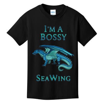 I'm A Bossy Seawing Dragon Lovers, Ocean Dragon Kids T-Shirt