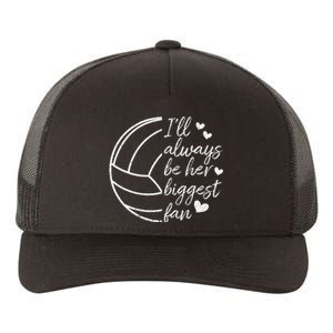 ILl Always Be Her Biggest Fan Volleyball Mom Dad Yupoong Adult 5-Panel Trucker Hat