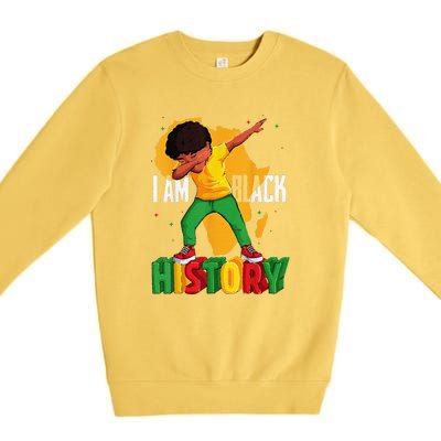 I Am Black History Black History Month Premium Crewneck Sweatshirt