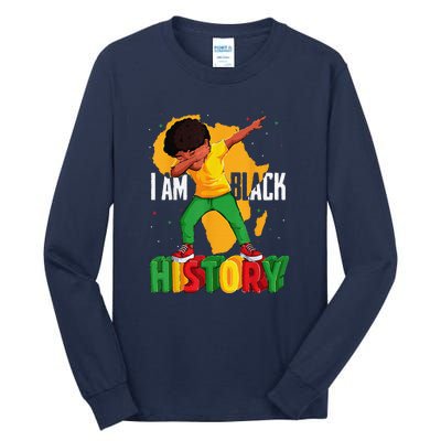 I Am Black History Black History Month Tall Long Sleeve T-Shirt