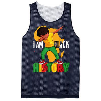 I Am Black History Black History Month Mesh Reversible Basketball Jersey Tank