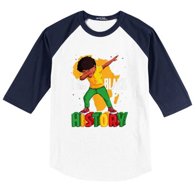 I Am Black History Black History Month Baseball Sleeve Shirt