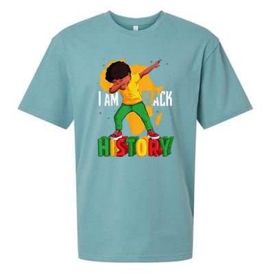 I Am Black History Black History Month Sueded Cloud Jersey T-Shirt