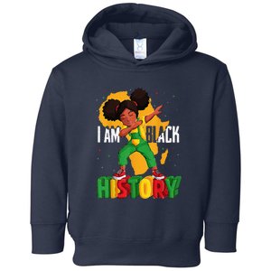 I Am Black History Women Black History Month Toddler Hoodie