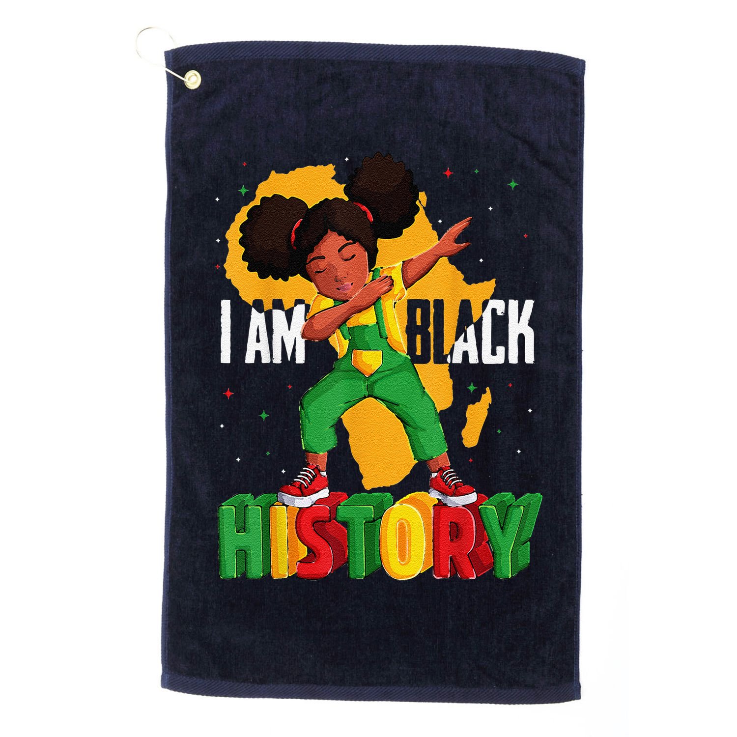 I Am Black History Women Black History Month Golf Towel