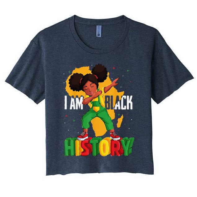 I Am Black History Women Black History Month Crop Top