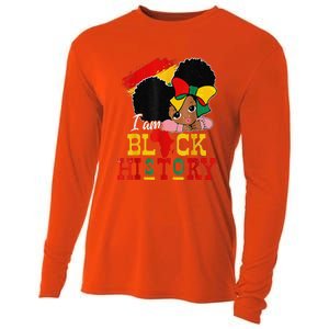 I Am Black History Month Black Melanin Cooling Performance Long Sleeve Crew