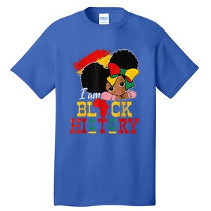 I Am Black History Month Black Melanin Tall T-Shirt