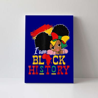 I Am Black History Month Black Melanin Canvas