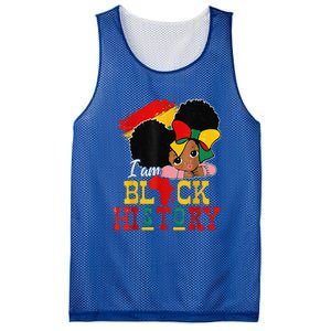 I Am Black History Month Black Melanin Mesh Reversible Basketball Jersey Tank