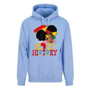 I Am Black History Month Black Melanin Unisex Surf Hoodie