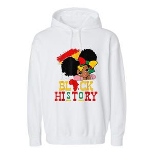 I Am Black History Month Black Melanin Garment-Dyed Fleece Hoodie