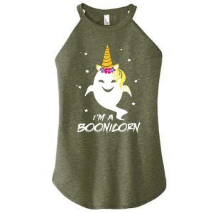 Im A Boonicorn Cute Halloween Unicorn Boo Ghost Cute Gift Women’s Perfect Tri Rocker Tank