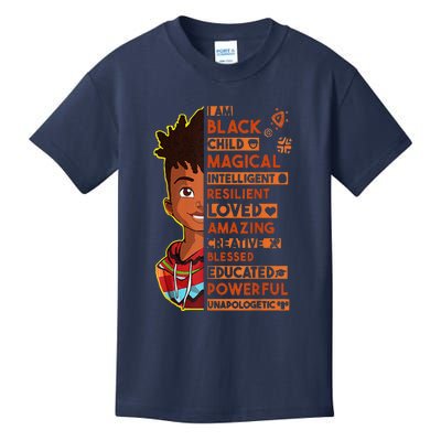 I Am Black History Month African American Kids T-Shirt