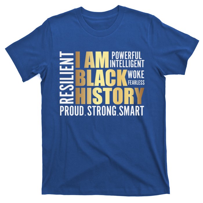 I Am Black History Melanin Diversity Gift T-Shirt