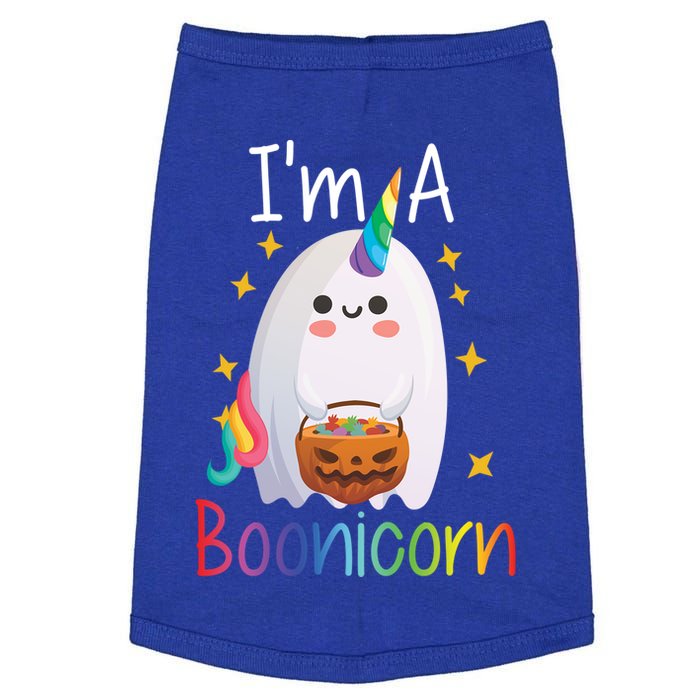 Im A Boonicorn Cute Halloween Unicorn Ghost Costume Funny Gift Doggie Tank