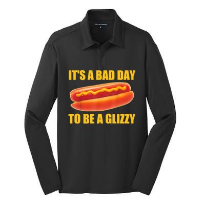 It’s A Bad Day To Be A Glizzy Silk Touch Performance Long Sleeve Polo