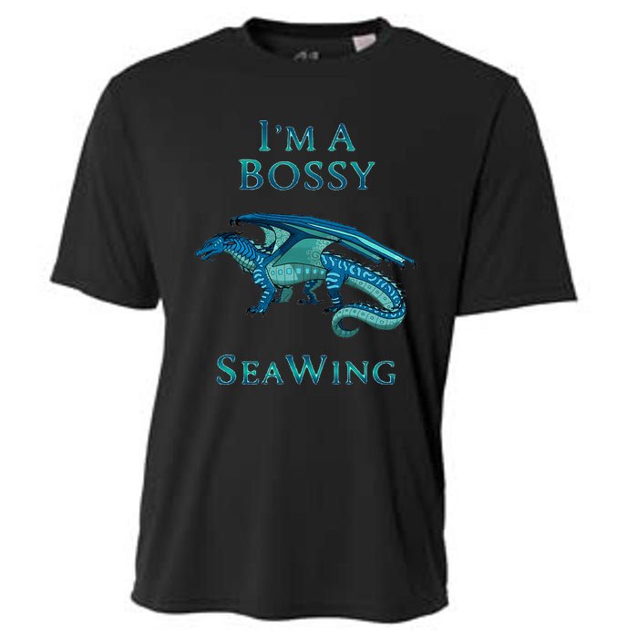 Im A Bossy Seawing Dragon Lovers Ocean Dragon Cooling Performance Crew T-Shirt