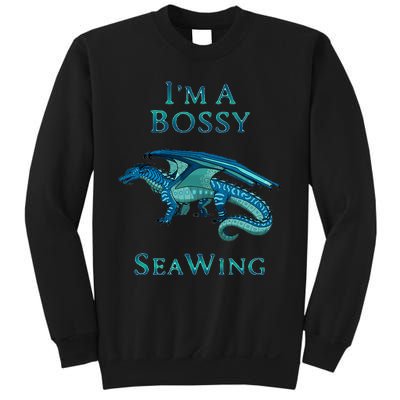 Im A Bossy Seawing Dragon Lovers Ocean Dragon Sweatshirt