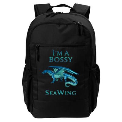 Im A Bossy Seawing Dragon Lovers Ocean Dragon Daily Commute Backpack