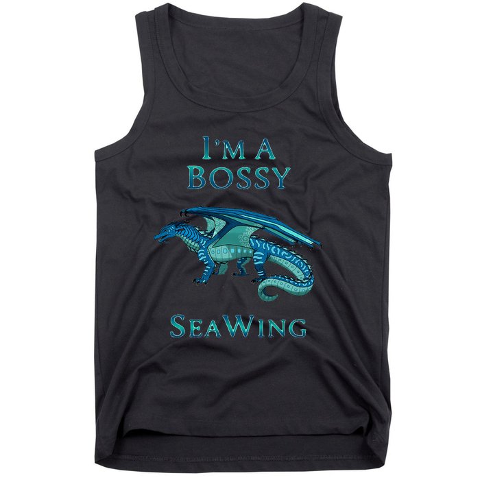 Im A Bossy Seawing Dragon Lovers Ocean Dragon Tank Top