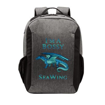 Im A Bossy Seawing Dragon Lovers Ocean Dragon Vector Backpack