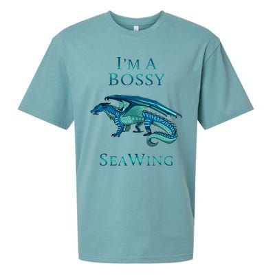 Im A Bossy Seawing Dragon Lovers Ocean Dragon Sueded Cloud Jersey T-Shirt