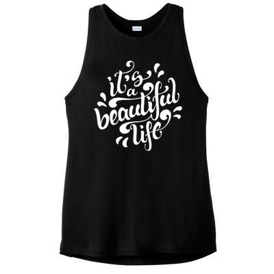 It's A Beautiful Life Ladies PosiCharge Tri-Blend Wicking Tank