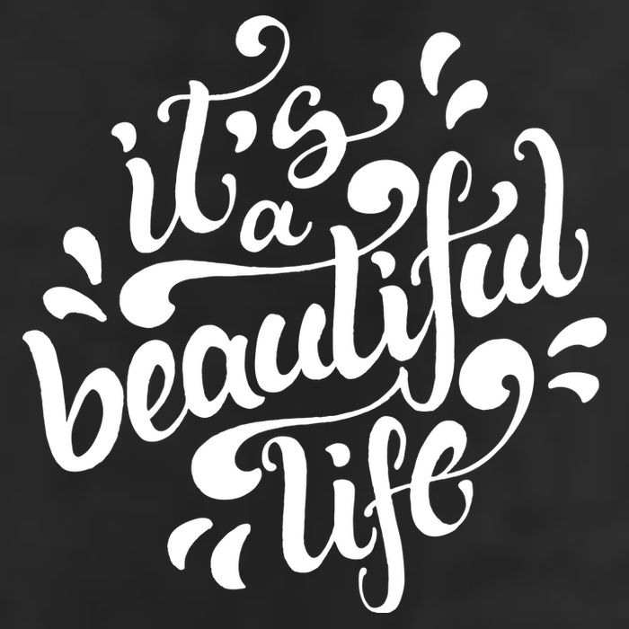 It's A Beautiful Life 7 Panel Mesh Trucker Snapback Hat