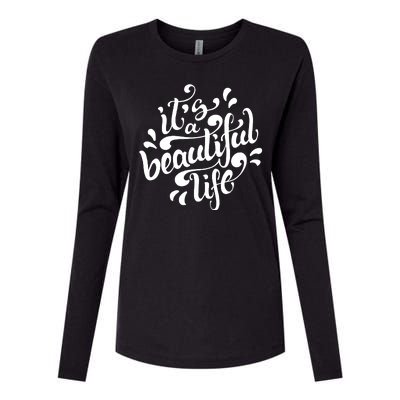 It's A Beautiful Life Womens Cotton Relaxed Long Sleeve T-Shirt