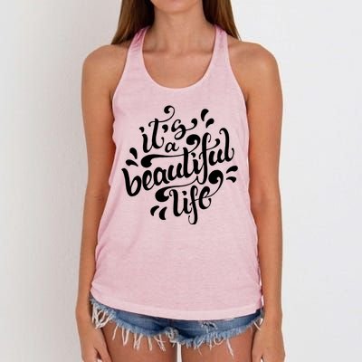 It's A Beautiful Life Women's Knotted Racerback Tank