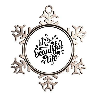 It's A Beautiful Life Metallic Star Ornament