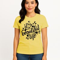 It's A Beautiful Life Womens T-Shirt