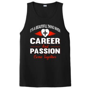 It's A Beautiful Thing When Career And Passion Come Together PosiCharge Competitor Tank