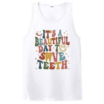 Its A Beautiful Day To Save Teeth Dental Lover PosiCharge Competitor Tank