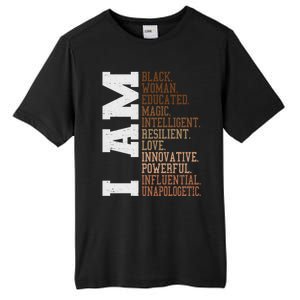 I Am Black Unapologetically Black History Month Great Gift Tall Fusion ChromaSoft Performance T-Shirt